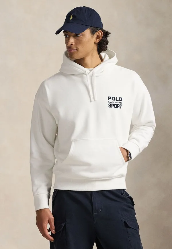 Толстовка-Поло свободного кроя из флиса Polo Ralph Lauren, White