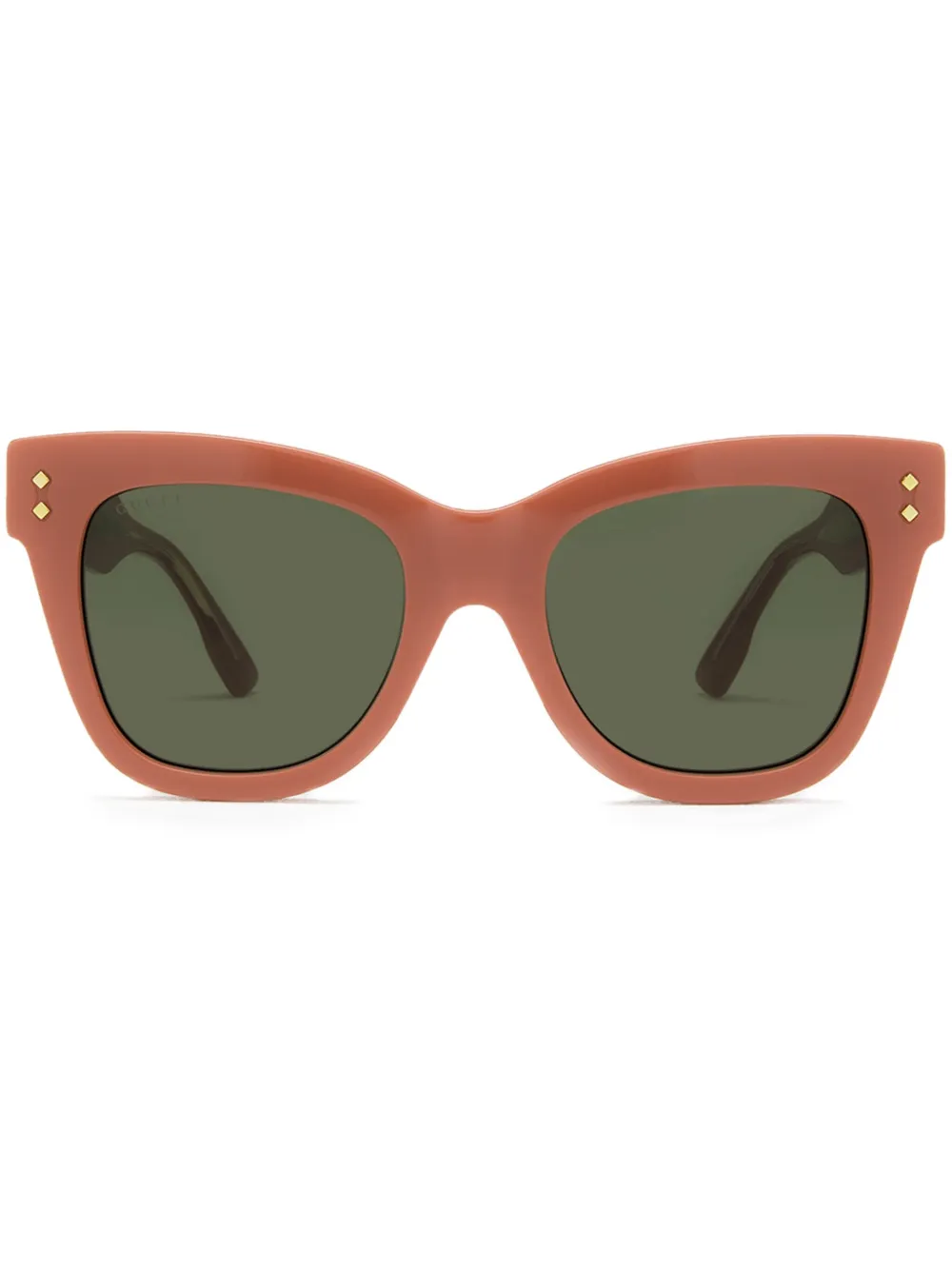 

Солнцезащитные очки в квадратной оправе Gucci Eyewear, розовый
