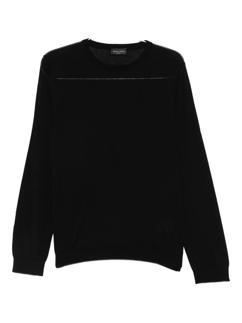 

Джемпер из мериносовой шерсти Roberto Collina, черный