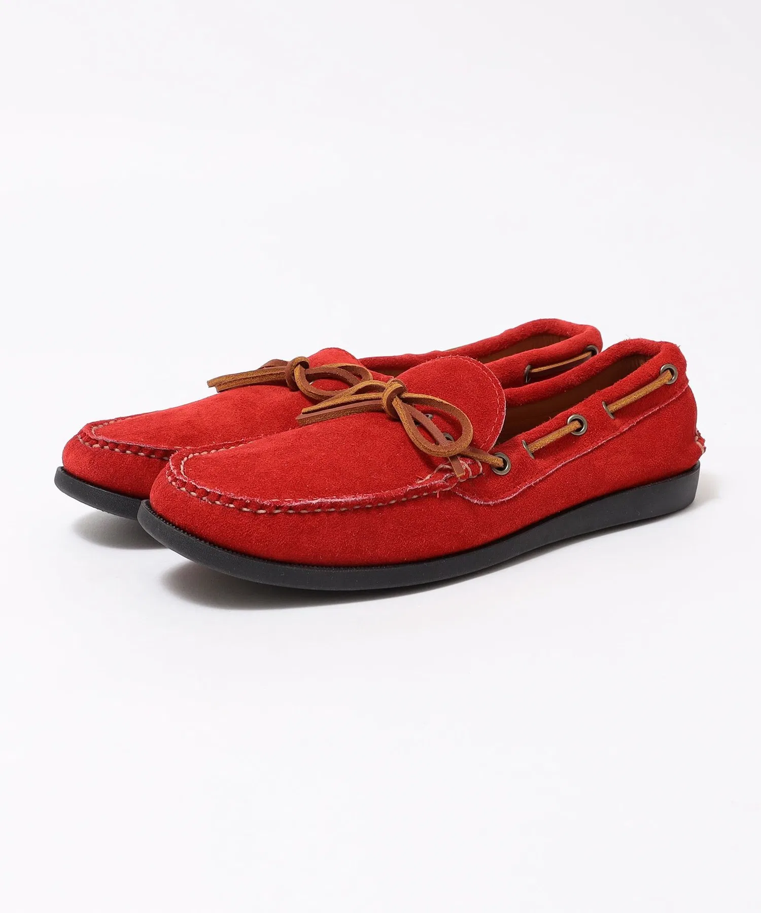Мужские замшевые мокасины Quoddy Trail Canoe MOC красные