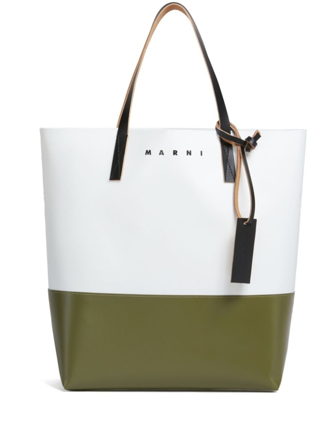 

Marni сумка-тоут Tribeca с тисненым логотипом, белый