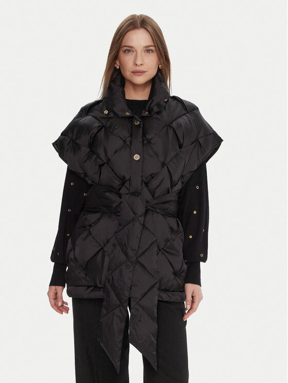 

Жилет oversize RAINFOREST W PKT 4 BEIGE DIMITY Lola Casademunt By Maite, черный