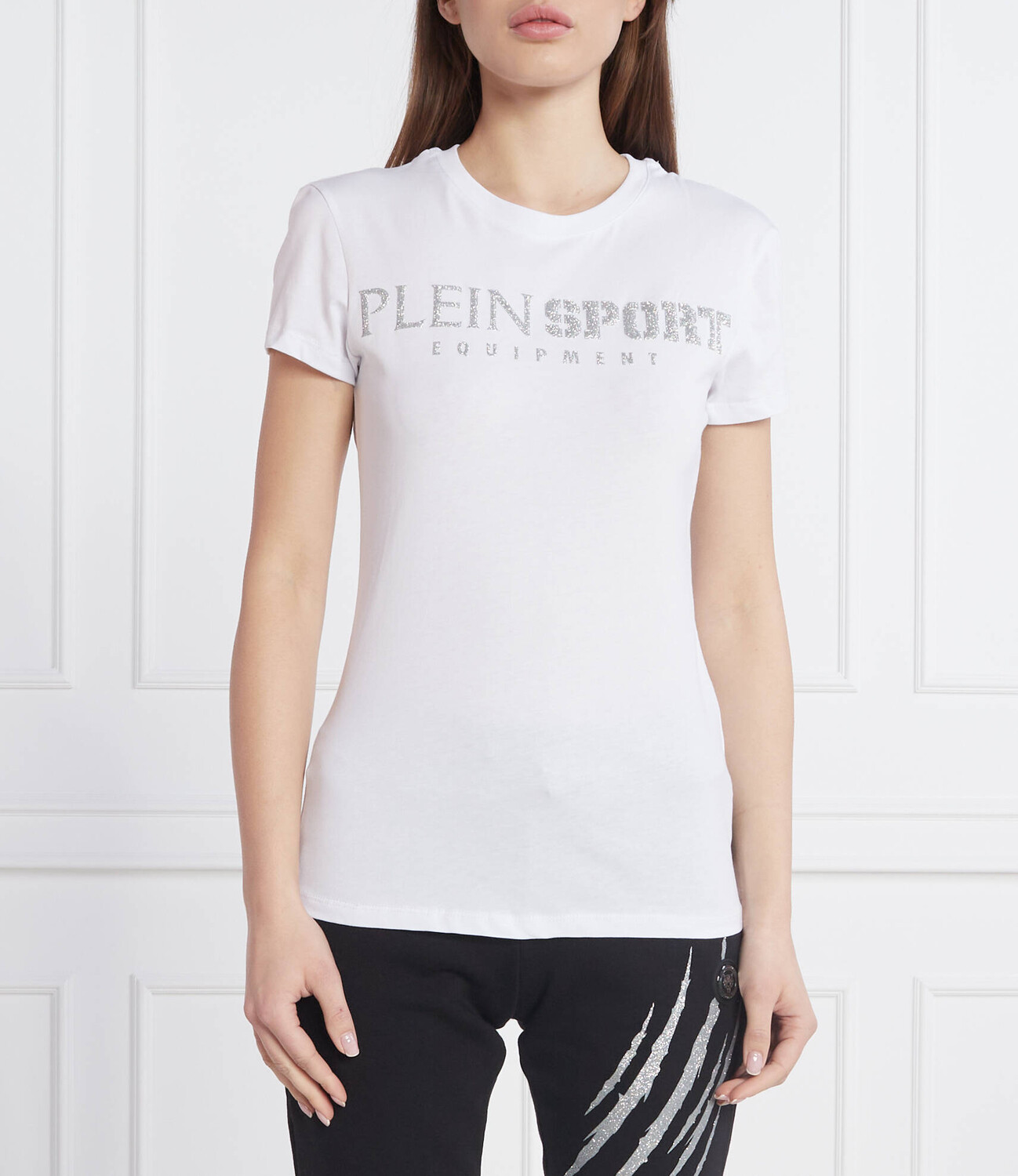 

Футболка Plein Sport slim fit, белый