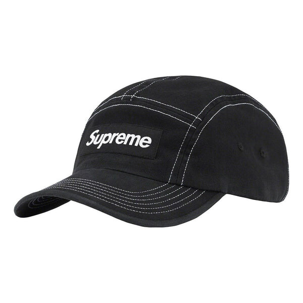 

Бейсболка 2-tone twill camp cap 'black white' Supreme, черный