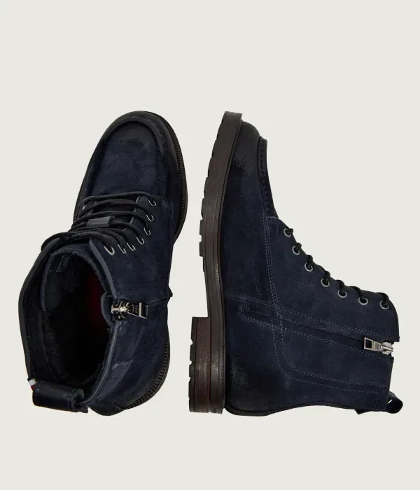 Высокие ботинки с мягкой подкладкой Tommy Hilfiger, темно-синий — фото 4