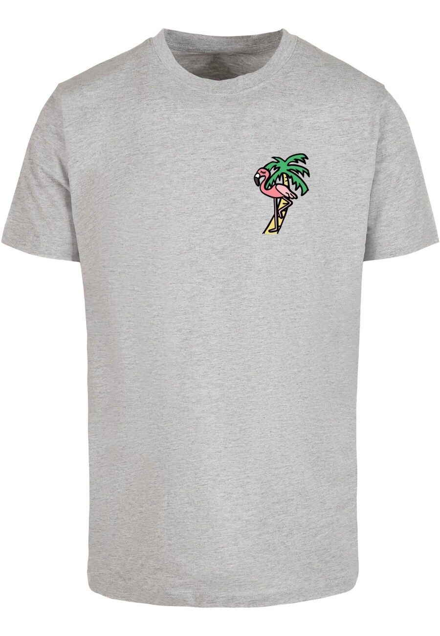 

Рубашка Mister Tee Flamingo, пятнистый серый