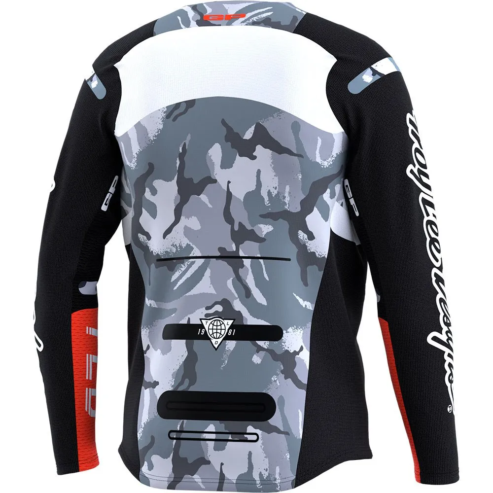 Футболка с длинным рукавом Troy Lee Designs GP Pro Blends, черный — фото 2