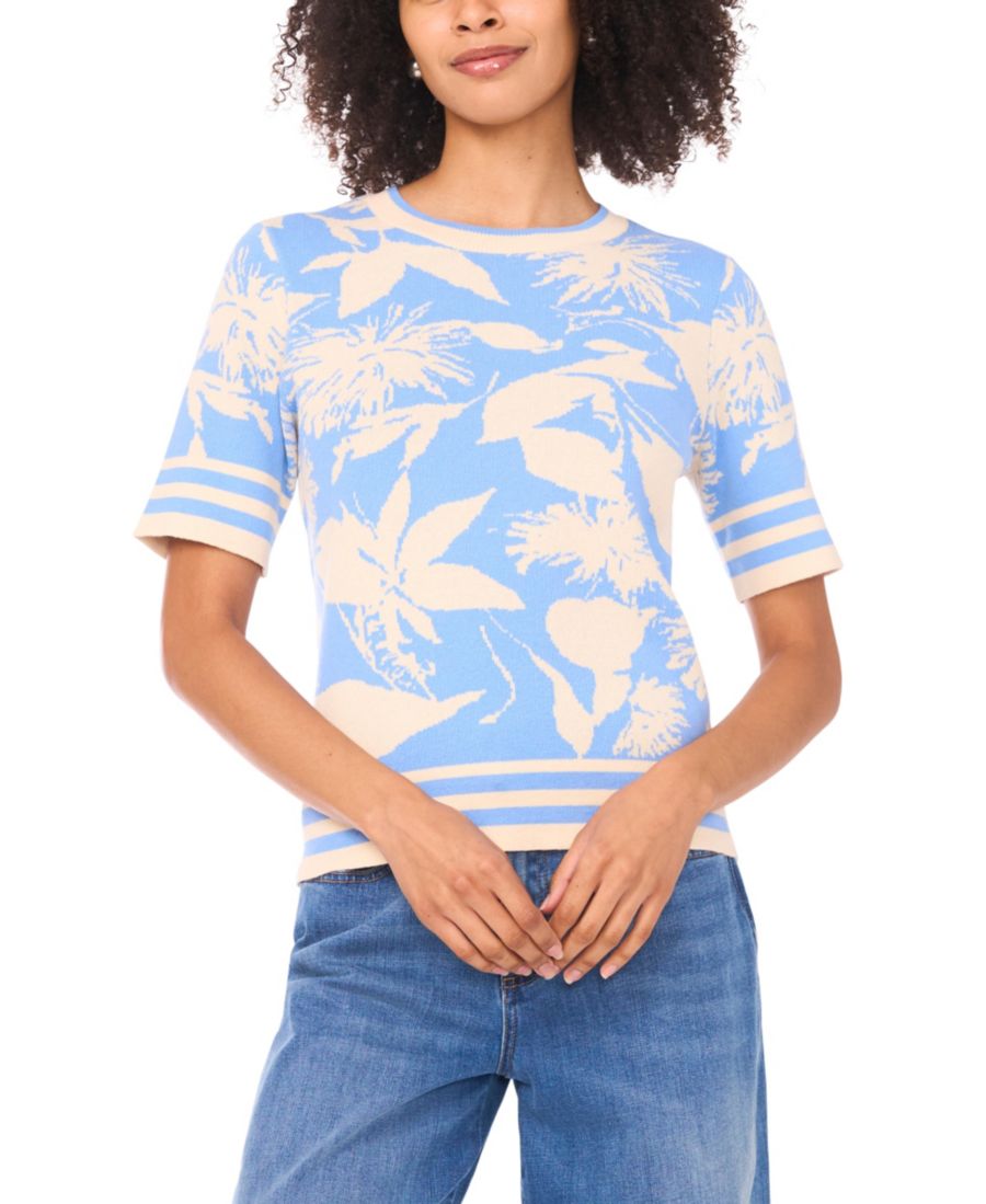 

Женский свитер с круглым вырезом Vince Camuto, Horizon Blue