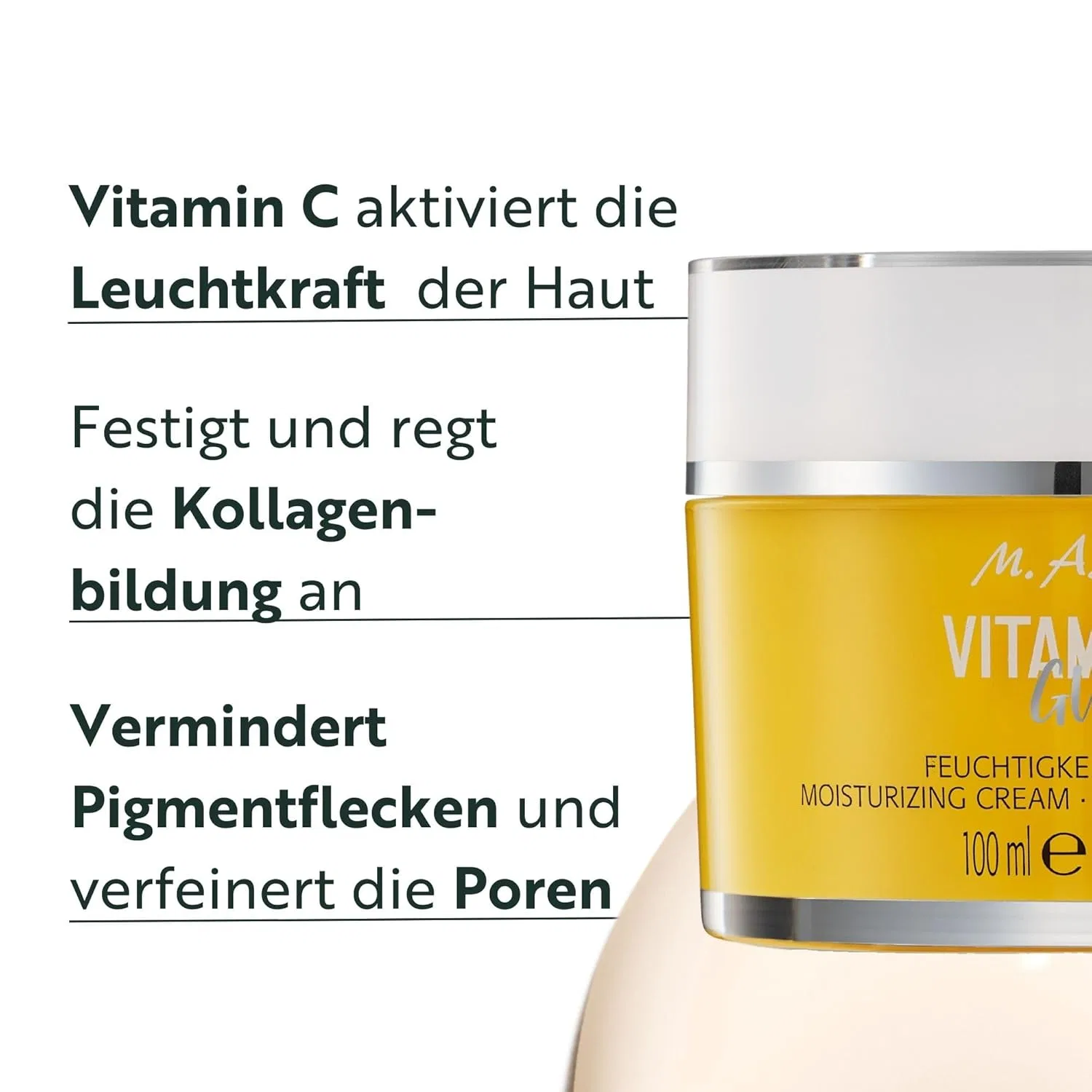 Крем для лица M. Asam — Увлажняющий Vitamin C Glow XXL, 100 мл — фото 2
