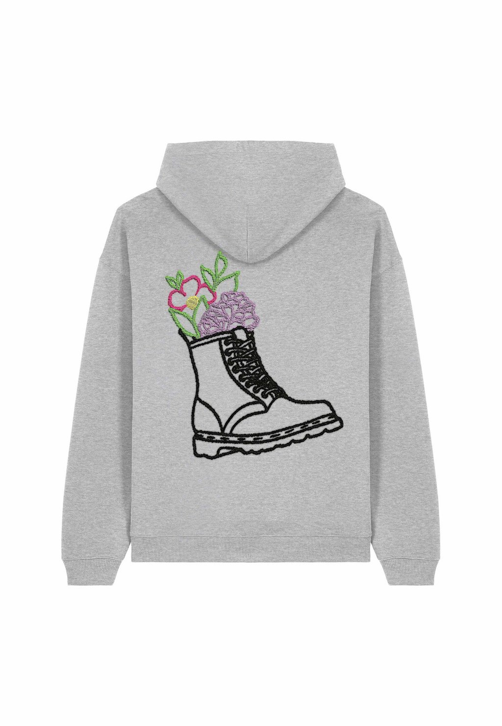 

Толстовка BOOTSBACK PRINT UNISEX HEAVYWEIGHT Mira Paris, пятнистый серый