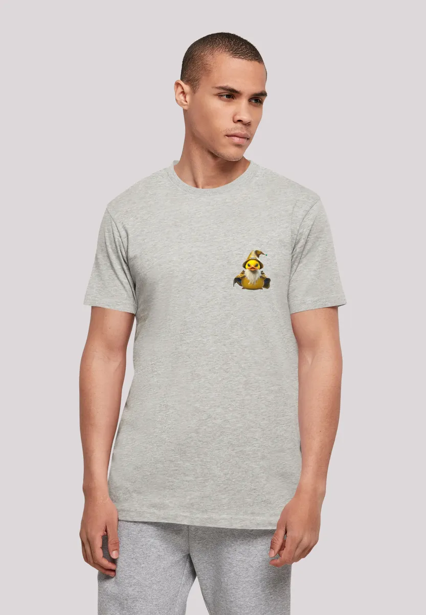 

F4NT4STIC Футболка "Rubber Duck Wizard TEE UNISEX", принт, серый