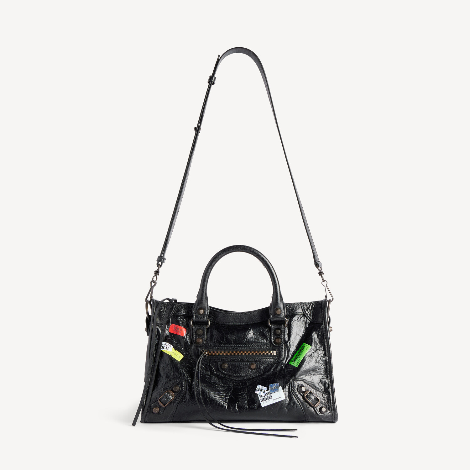 BALENCIAGA Женская сумка Le City Small в черном цвете — фото 4