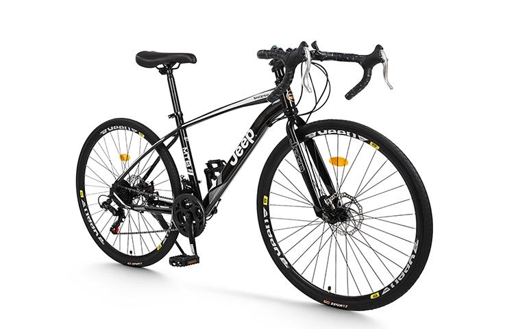 

Механический тормоз dual disc из высокоуглеродистой стали шоссейный велосипед для поездок на работу взрослые Jeep, белый