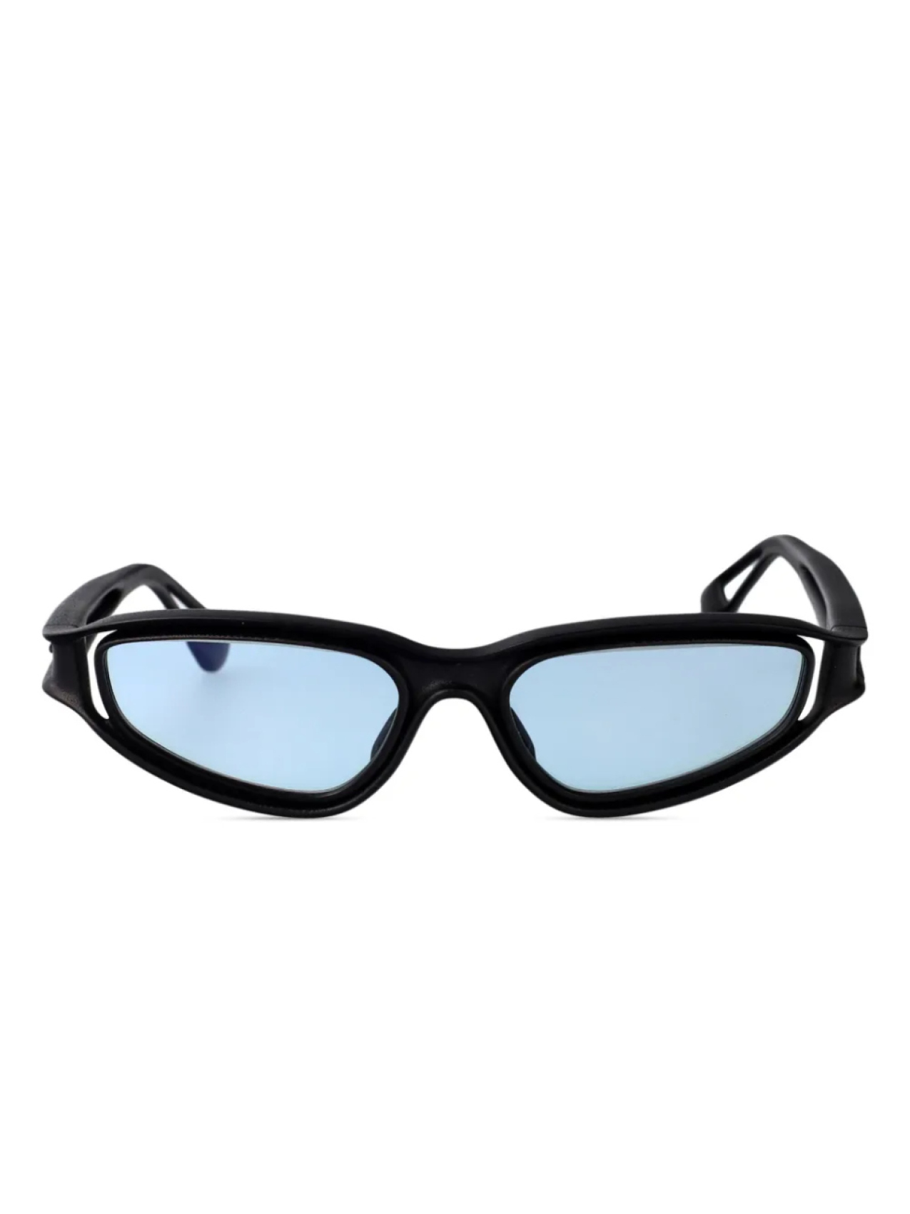 

Yohji Yamamoto cat-eye frame солнцезащитные очки, черный