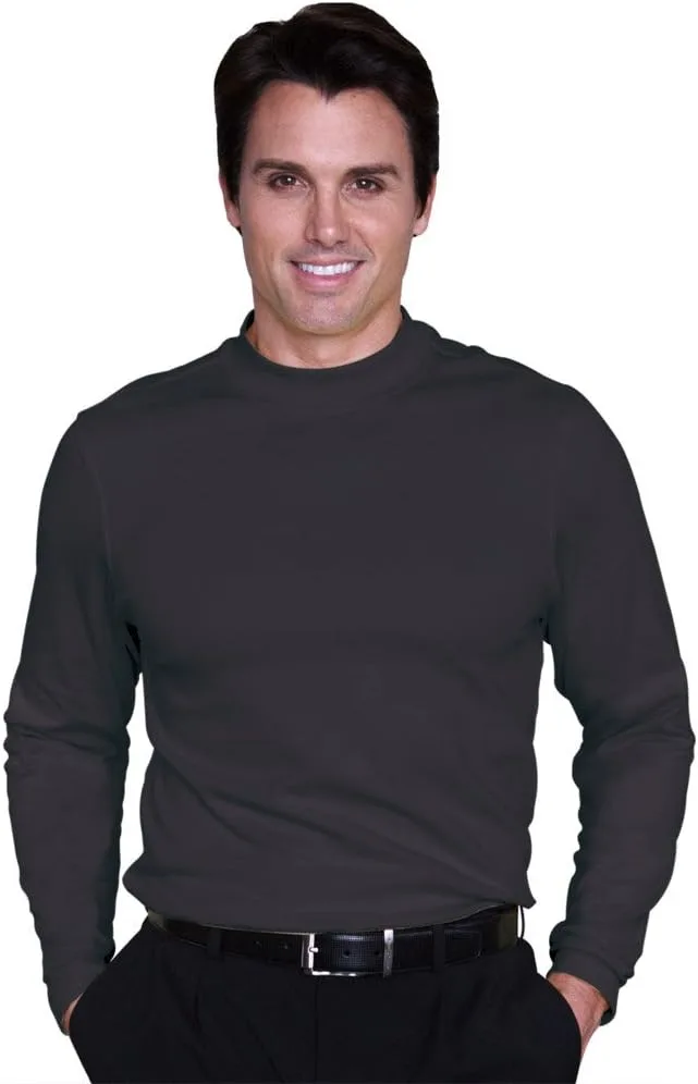 

Monterey Club мужская футболка с длинным рукавом и воротником-стойкой #1162