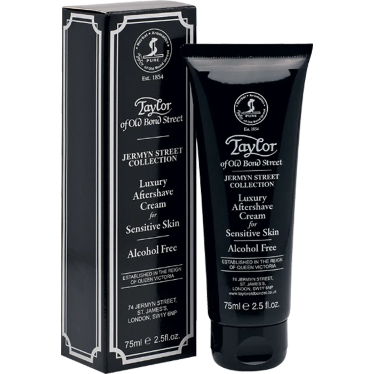 Средство после бритья jermyn street luxury after shave cream Taylor Of Old Bond Street, объем 75 мл — фото 3