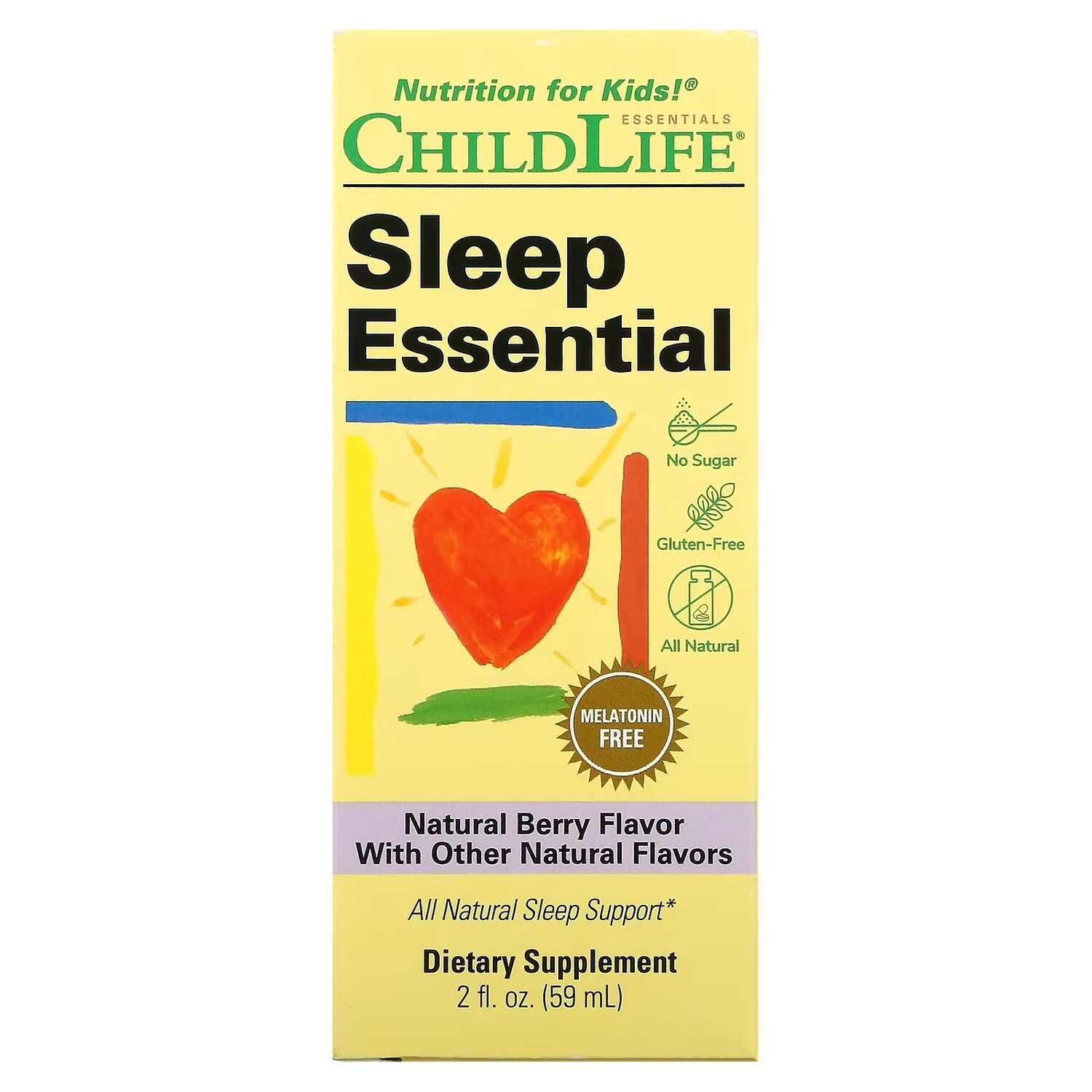 

Пищевая добавка ChildLife Essentials Sleep Essential Natural Berry, 59 мл