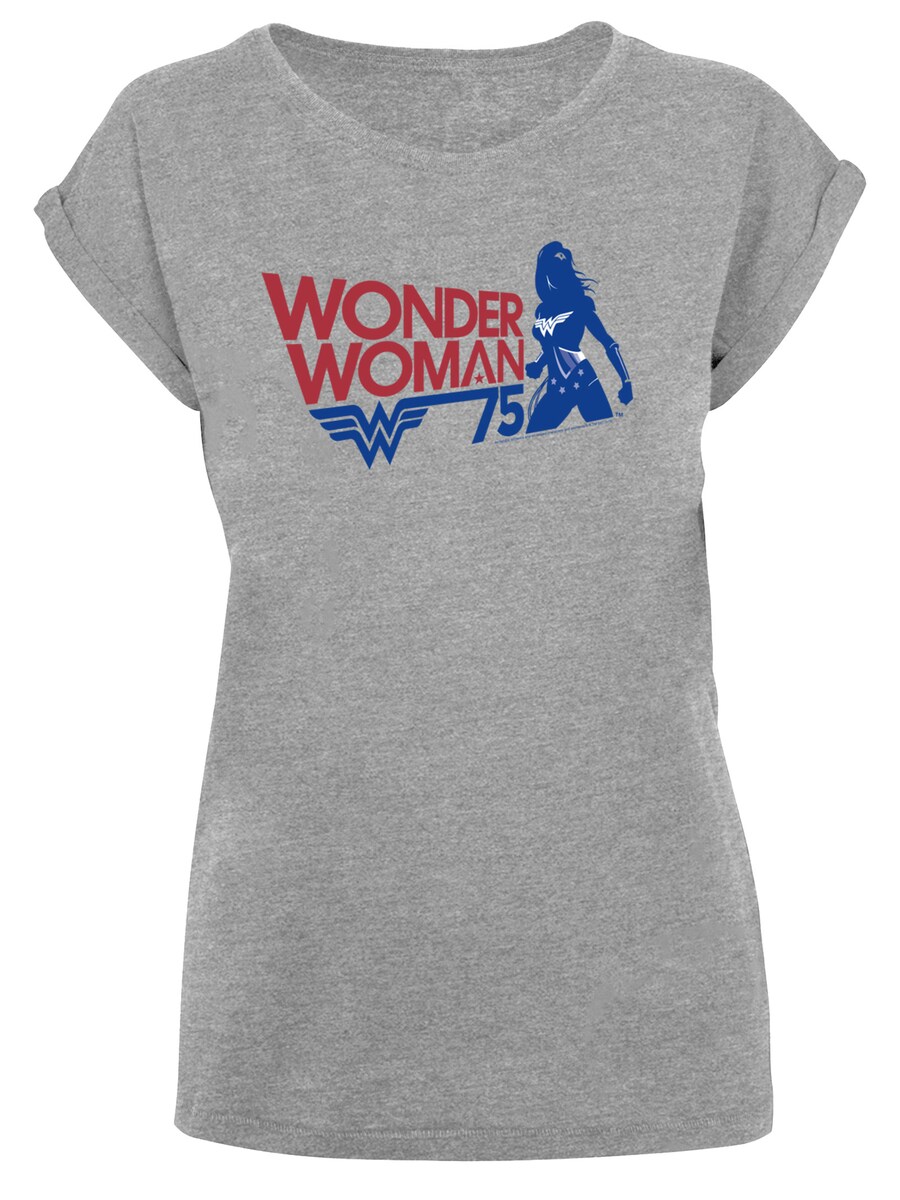 

Рубашка F4NT4STIC DC Comics Wonder Woman Seventy Five, пятнистый серый