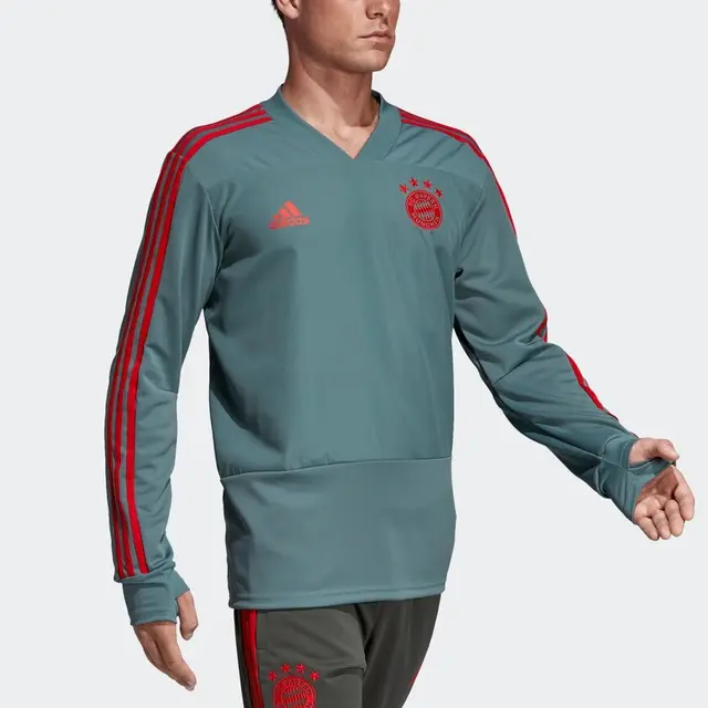 Футболка Бавария Мюнхен Мужская зеленая Adidas, зеленый — фото 4