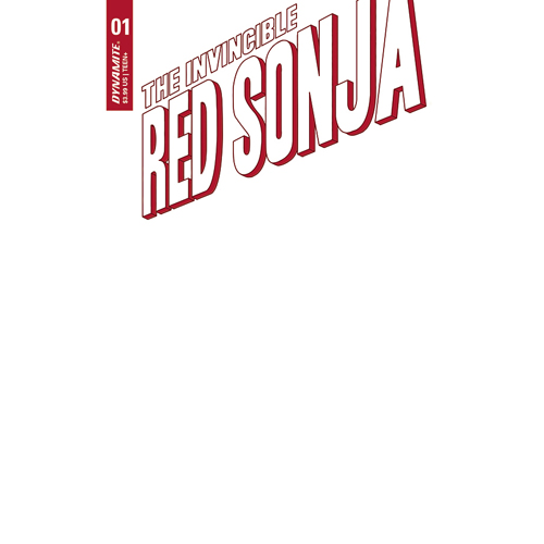

Книга Invincible Red Sonja #1 Cover F Blank Authentix
