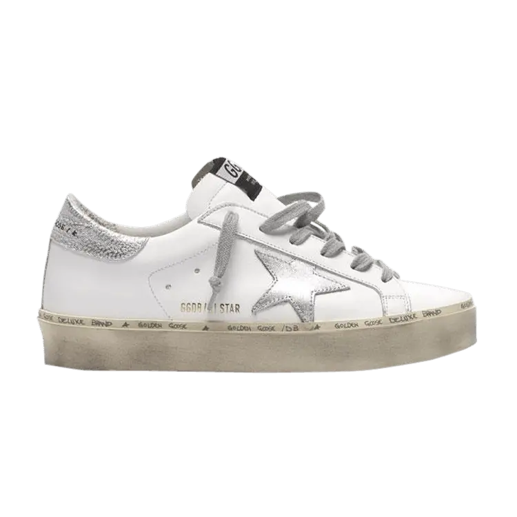 

Кроссовки Golden Goose Wmns Hi Star White Silver, белый