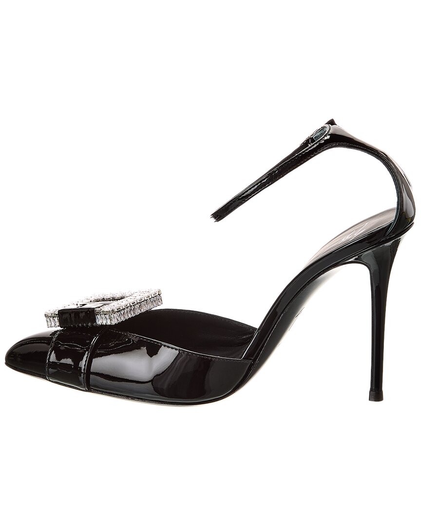 Туфли-лодочки Giuseppe Zanotti Miss Buckle 105, черный — фото 2
