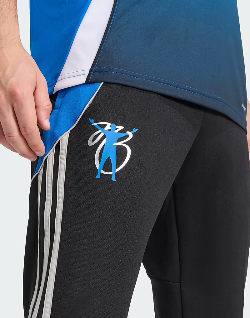 Спортивные брюки performance Jude Bellingham черного цвета Adidas Performance — фото 2