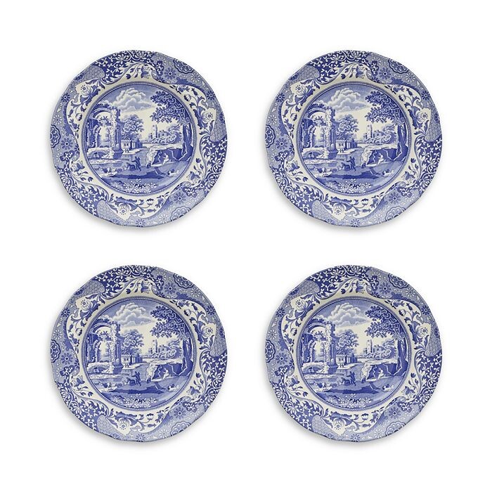 

Итальянская тарелка для обеда Spode Blue, набор из 4 шт, синий