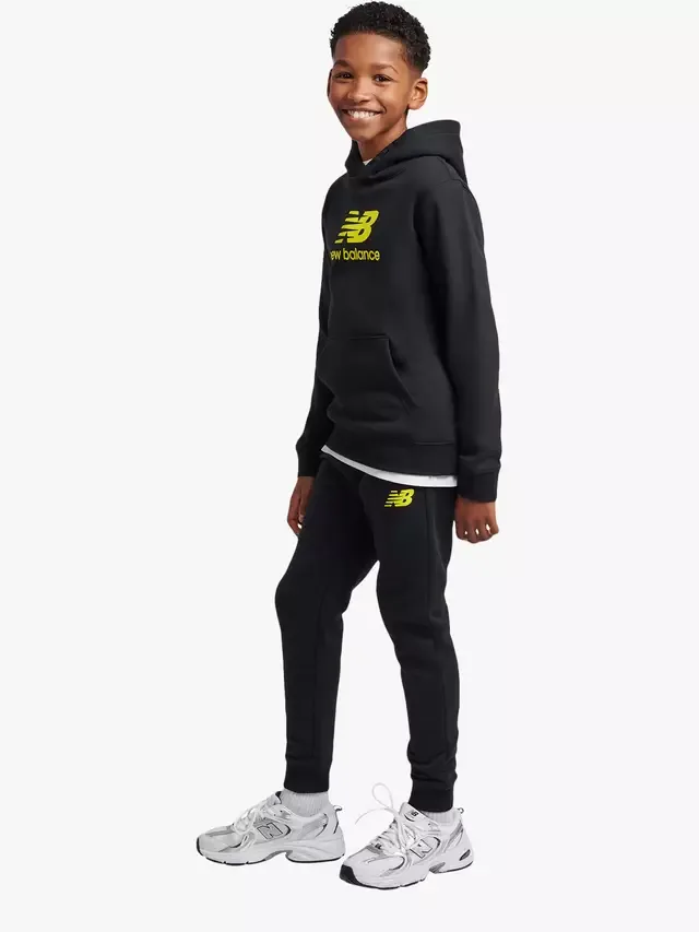 Детский хлопковый комплект: худи и спортивные штаны, Nb Caviar New Balance — фото 2