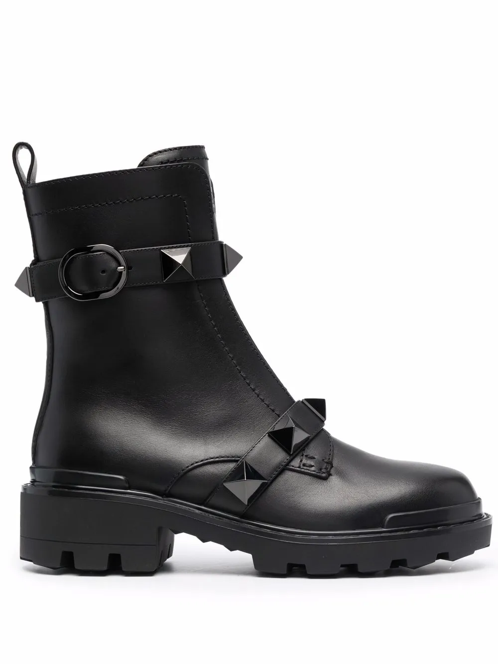 Ботильоны Roman Stud 40 VALENTINO GARAVANI, черный