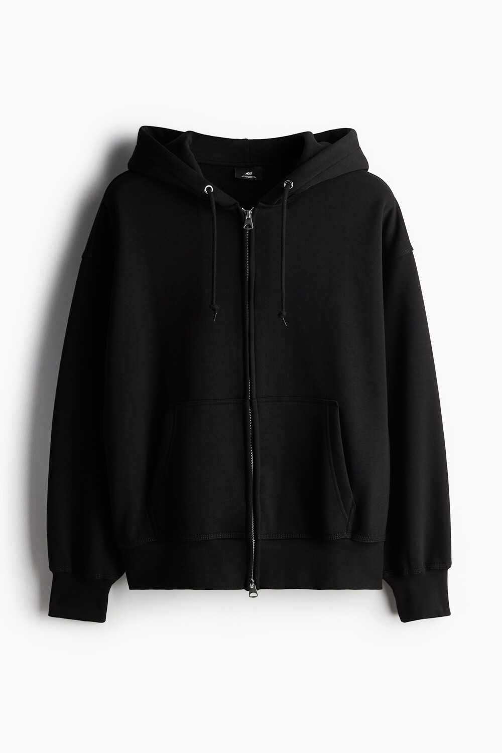

Толстовка оверсайз на молнии H&M, черный