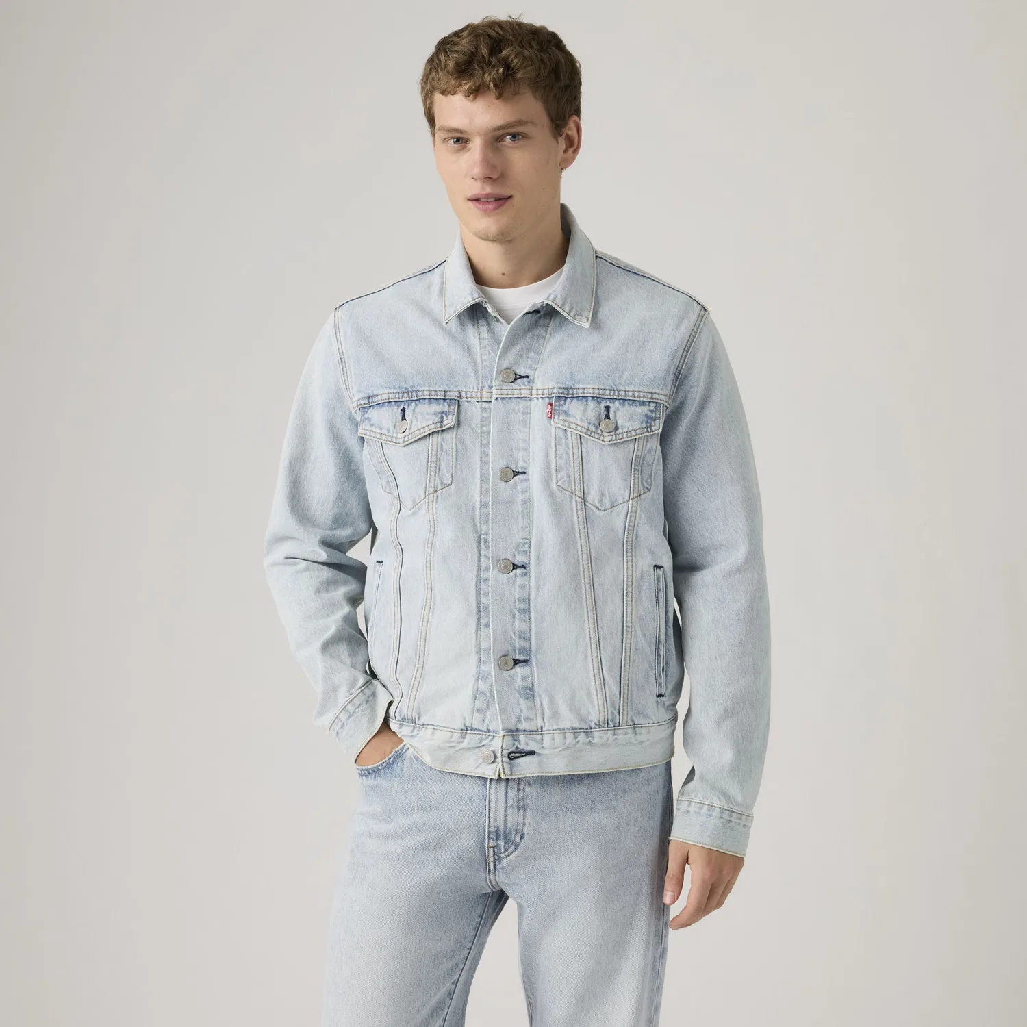 Куртка дальнобойщика Levi's, Light Wash