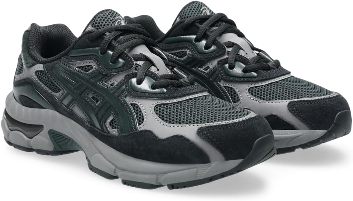 Детские кроссовки ASICS Gel-NYC Grade School (унисекс), черный/серый — фото 2
