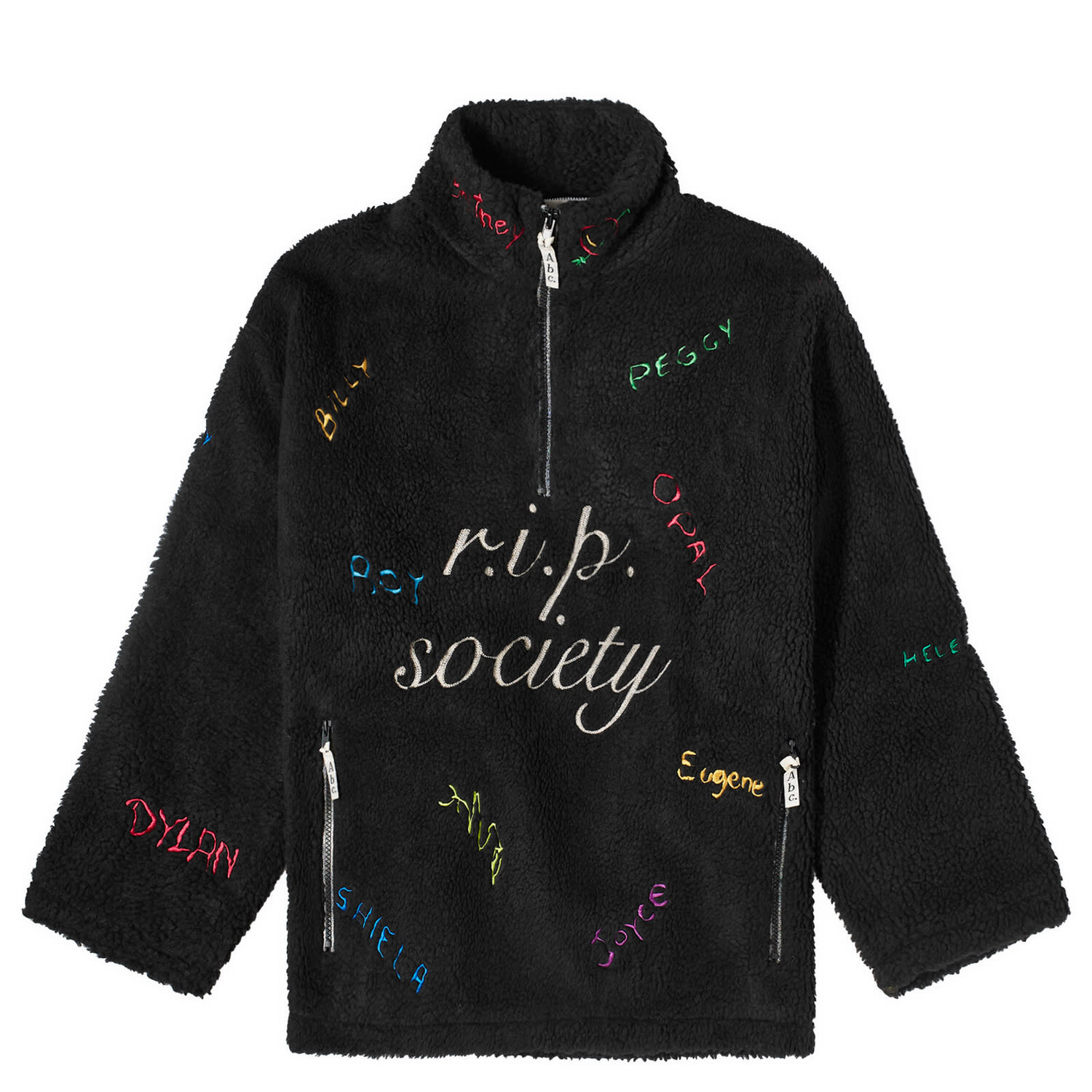 

Толстовка Advisory Board Crystals Abc. R.I.P. Society Quarter Zip, черный