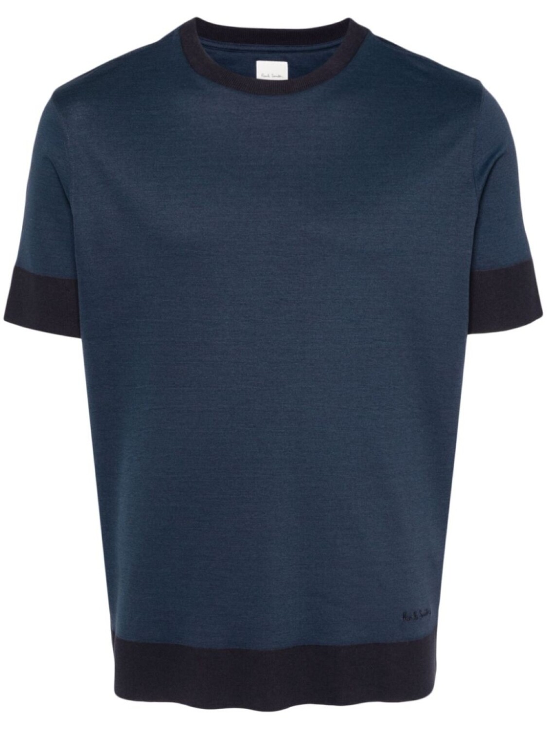 

Paul Smith футболка с контрастной отделкой, синий