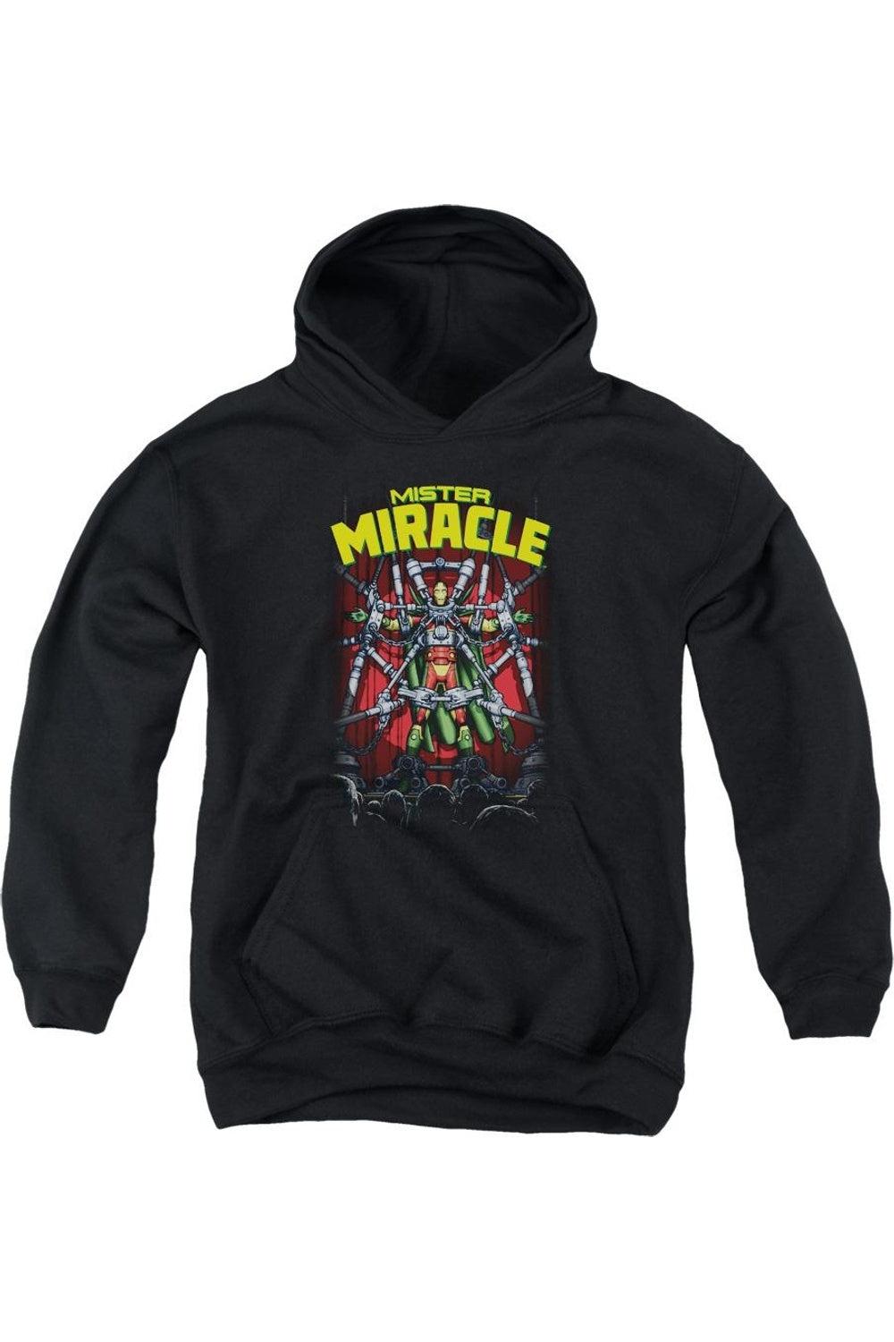 

Толстовка с капюшоном Mister Miracle из Лиги Справедливости Америки для молодежи Gildan, черный