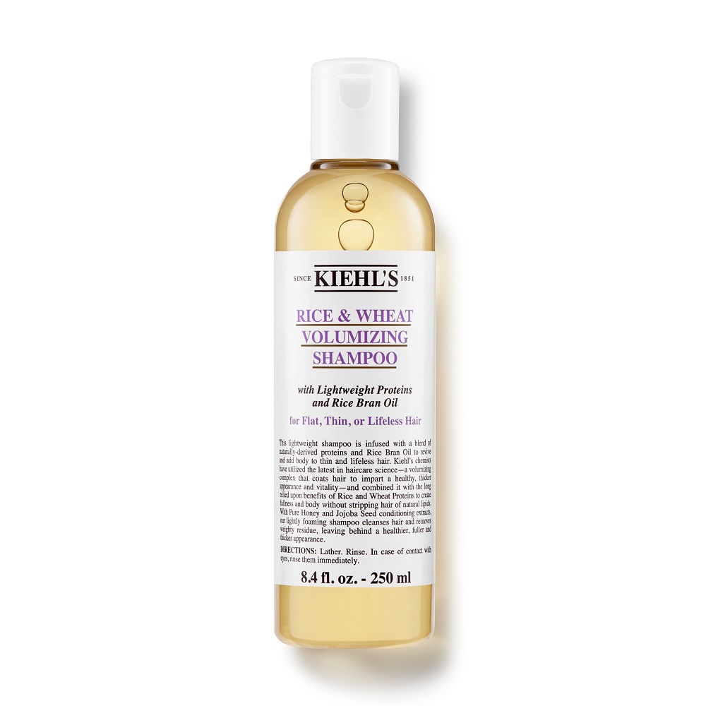 

Шампунь для придания объема волосам rice & wheat volumizing shampoo Kiehl'S, 250 мл