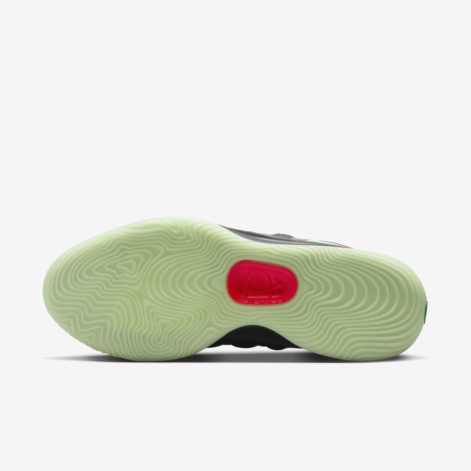 Мужские баскетбольные кроссовки Nike KD 17, черный/зеленый/малиновый — фото 2