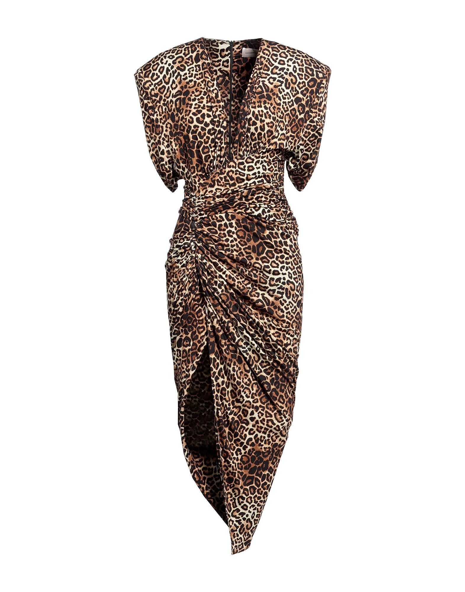 

Платье миди Alexandre Vauthier, песочный