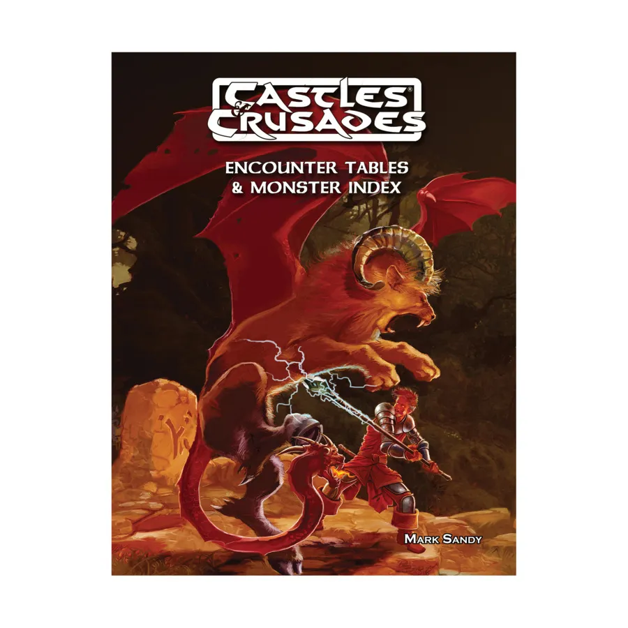 

Encounter Tables & Monster Index, Castles & Crusades - Core Rules, мягкая обложка