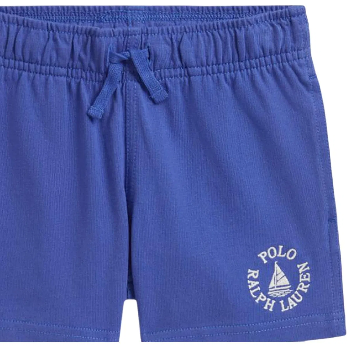 Шорты детские хлопковые Polo Ralph Lauren синие — фото 4