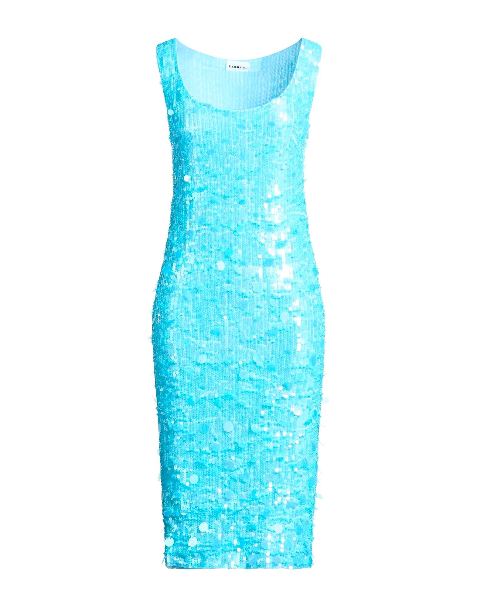 

Платье миди P.A.R.O.S.H., бирюзовый