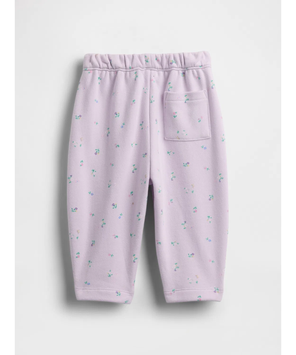 Спортивные штаны GAP из французского флиса, бочкообразный крой, розовые — фото 3