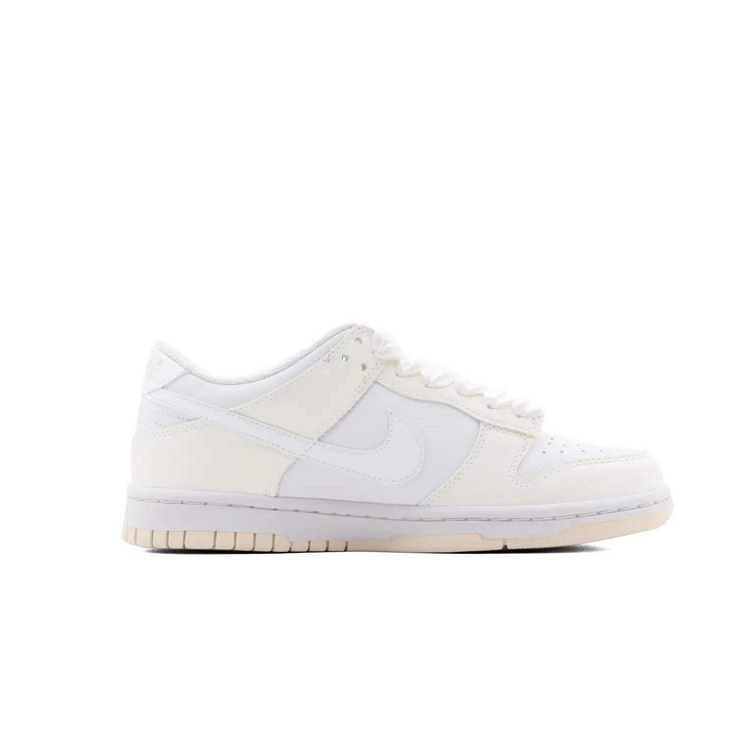 

Кроссовки для скейтбординга Dunk женские с низким верхом белый/желтый Nike