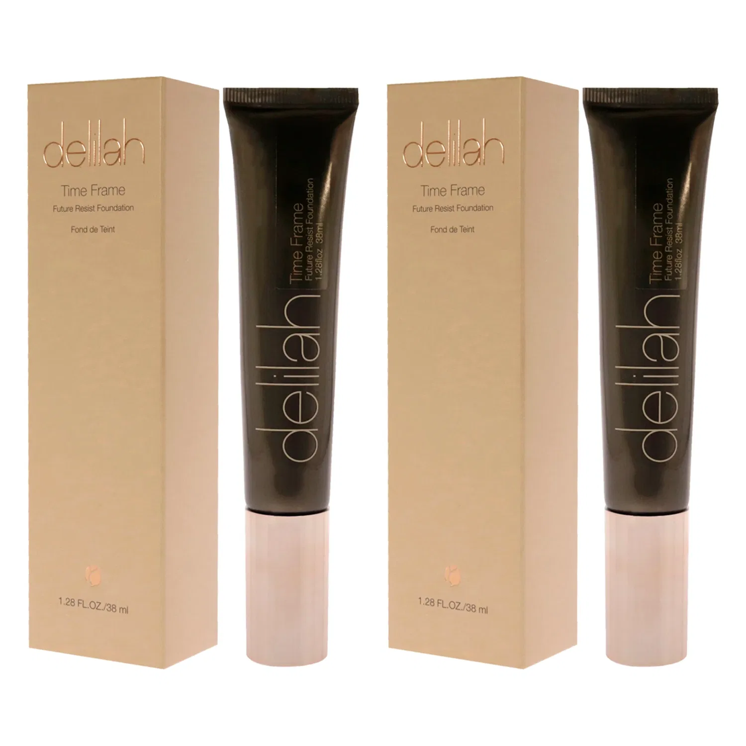 Тональный крем Future Resist SPF 20 - Lace by Delilah для женщин - 37 мл - упаковка из 2 штук, коричневый — фото 4