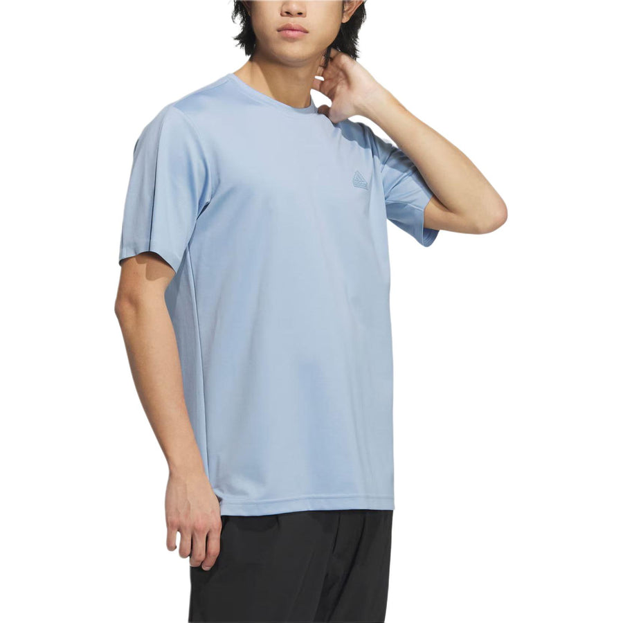 Футболка adidas Sport Casual Cooling Solid Color Crew Neck T-Shirt Asia Sizing 'Teal' — фото 4