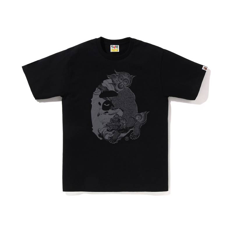 

Футболка Bape Japanese Tattoo Big Ape Head A BATHING APE, черный