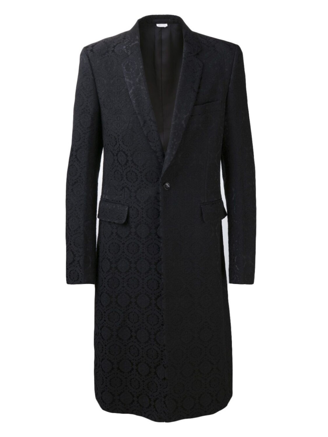 

Жаккардовое пальто Comme des Garçons Homme Plus, черный