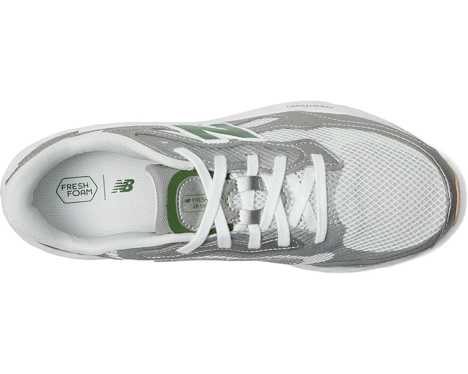 Кроссовки New Balance Fresh Foam Arishi v4 Tiralux, Raincloud/Silver Metalic/Dark Alpine Green — фото 2