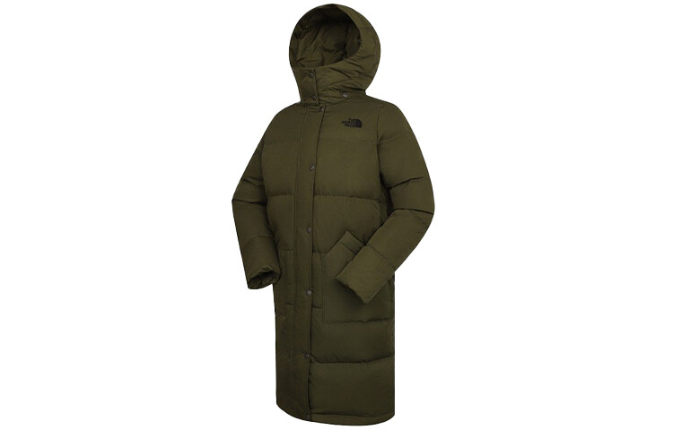 

Пуховик женский зеленый The North Face